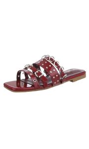 Мюли Ital-Design, красный