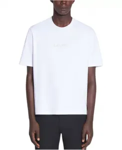 Футболка с вышивкой Lanvin, белый