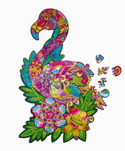 Деревянный пазл Сказочный фламинго Brushme