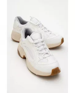 Бамби с принтом на сетчатых кроссовках (женские) Prologue Shoes, белый