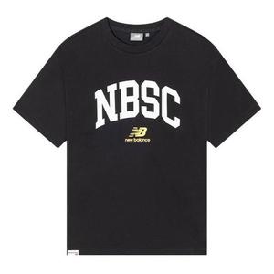 Футболка New Balance Essentials Graphic Logo Tee 'Black White', черный