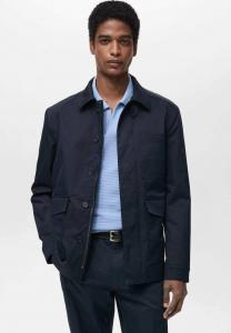 Легкая куртка Mango, темно-синий