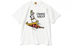 Футболка I Know Nigo HUMAN MADE, белый