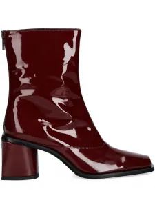 Сапоги Kimi с квадратным носком и каблуком 75 мм Kenzo, красный