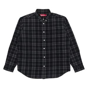 Рубашка Supreme Plaid Flannel Shirt, Black