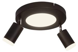 Потолочный светильник Nettlife Düben 2-flammig, черный - металл - 25 x 17 x 25 см