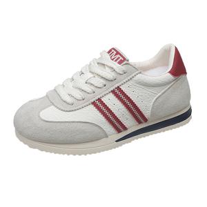 Дышащие и легкие низкие повседневные туфли для женщин MUSNODO, Red