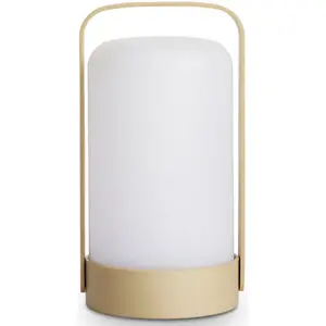 Настольная лампа ISA LED для улицы, для балкона, ретро, без выключателя, с аккумулятором Paco Home, серый