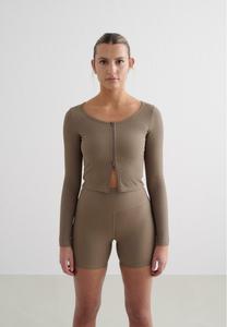 Кардиган PERFORMANCE ZIPPED aim’n, коричневый