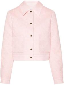 Casablanca куртка-рубашка с логотипом, розовый