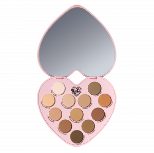 Палитра теней Spinning Hearts Love KimChi Chic Beauty, 01 Lifetime Partner (nude matte)