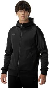 Спортивная толстовка Mizuno Training Wear Stretch с капюшоном, унисекс, размер 32MCC050, черный