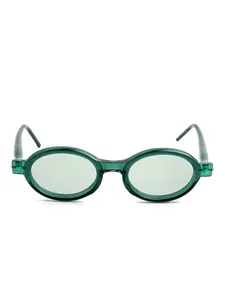 Солнцезащитные очки круглой формы P6 Kuboraum, зеленый