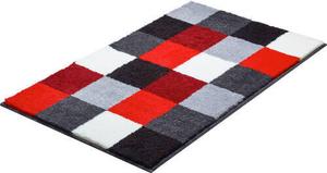 Коврик для ванны 70x120 см, красный/черный/белый
