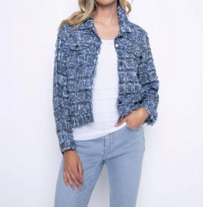 Куртка Novelty Fringed Jacket In Denim Multi Picadilly, Denim Multi