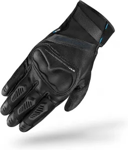 Мотоциклетные перчатки SHIMA HERO GLV, мужские, кожаные, короткие, зимние, водонепроницаемые, для использования с сенсорным экраном, городские, кожаные, усиленные, легкие (мужские, водонепроницаемые, черные, 4XL), Men's / waterproof black