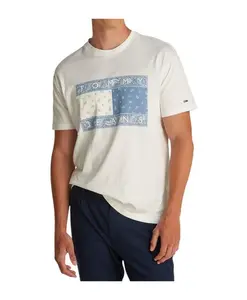 Футболка с изображением флага пейсли Tommy Hilfiger, белый