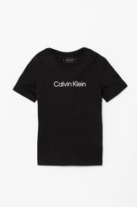 Хлопковая футболка для детей Calvin Klein Jeans, черный