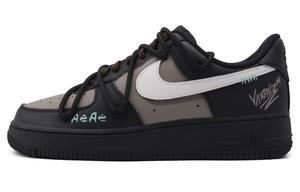 Nike Кроссовки для скейтбординга Air Force 1 с противоскользящим износостойким верхом, унисекс, черно-коричневые