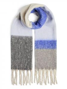 Pieces Шарф серого цвета