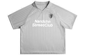 Футболка унисекс NANDCHN, серебристо-серый