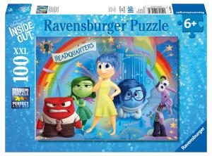Ravensburger, 2D пазл для детей, Inside Out, 100 деталей
