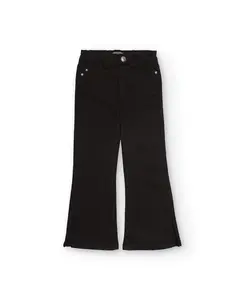 Расклешенные брюки для девочки черного цвета Tuc tuc