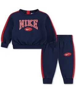 Комплект из 2 предметов: толстовка и штаны для игрового дня для мальчиков Nike, синий
