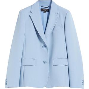 WEEKEND MaxMara Женский пиджак для делового костюма light blue