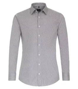 Деловая рубашка VENTI "Деловая рубашка VENTI в полоску", черный