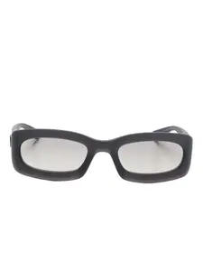 Солнцезащитные очки в прямоугольной оправе Gucci, черный