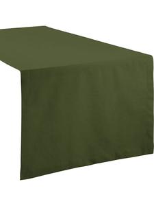 Redbest  Хлопковая скатерть-дорожка «Сиэтл» темно-зеленого цвета