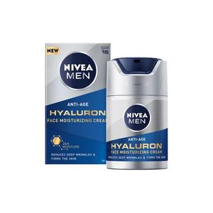 Увлажняющий крем для лица Anti-Age с гиалуроном Nivea Men, 50 мл