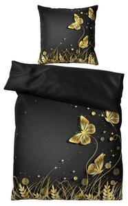 Комплект постельного белья SANILO Silhouette (2 шт), 135x200x200 см, черный