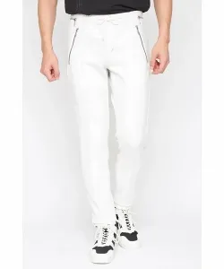 Картонные брюки с декоративными складками Tornado Mart, цвет Off