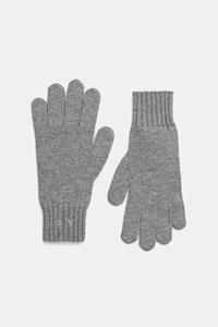 Перчатки с шерстью Armani Exchange, серый