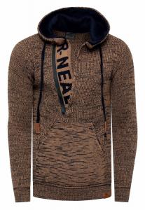 Худи со стильным вырезом RUSTY NEAL, цвет Camel Navy