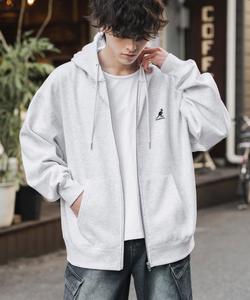 Толстовка на молнии большого размера с флисовой подкладкой и вышитым логотипом, созданная в сотрудничестве с KANGOL.