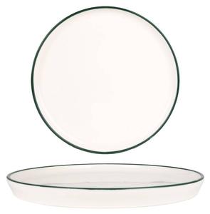 Десертная тарелка Rinart Green Edge 2er set, белый - фарфор - 20 х 2 х 20 см