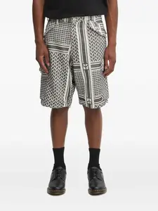 Камуфляжные/узорчатые шорты-карго Neighborhood, белый