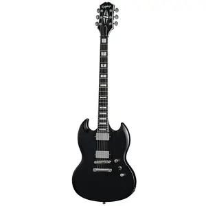Гитара Epiphone SG Prophecy, звукосниматели Fishman Fluence, состаренный черный металлик