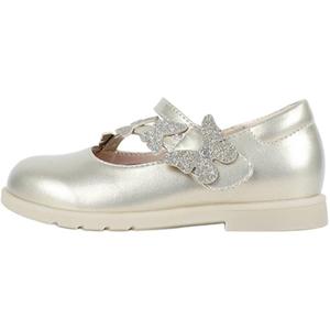 Детские кожаные туфли с противоскользящей подошвой, устойчивые к износу Dr.Kong, золотой