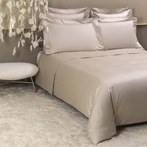 Комплект постельного белья Frette Naturalismo Queen из органического хлопка, 240×305, бежевый