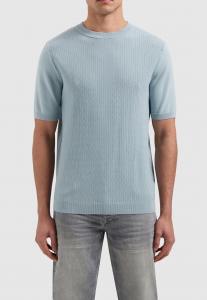 Базовая футболка REGULAR FIT CREWNECK Pure Path, сине-серый