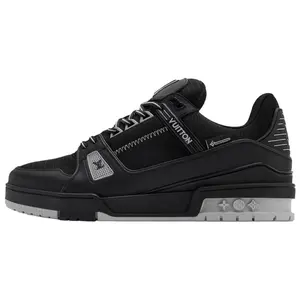 LOUIS VUITTON Ski серия для катания на лыжах SS26 тренер низкие кроссовки для скейтборда мужские black