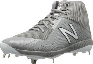Бейсбольные кроссовки New Balance Men's M4040v4 с металлическим носком, серый