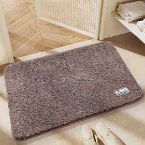 Dajiang Ковер 40х60 см из ПВХ для ванной комнаты, быстросохнущий, Yifulin-Brown, 1см*1см