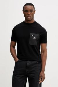 Хлопковая футболка Karl Lagerfeld, черный