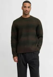 Джемпер с круглым вырезом в полоску jprblutyler Jack & Jones Premium, Fudge