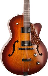 Электрогитара Godin 5th Avenue CW Kingpin II HB Hollowbody Electric Guitar, Cognac Burst